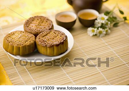 Stock Photo - Moon Cake. Fotosearch