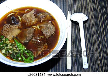 High angle view of Oriental tripe and mushroom soup View Large Photo Image Picture - High angle view of Oriental tripe and mushroom soup. Fotosearch