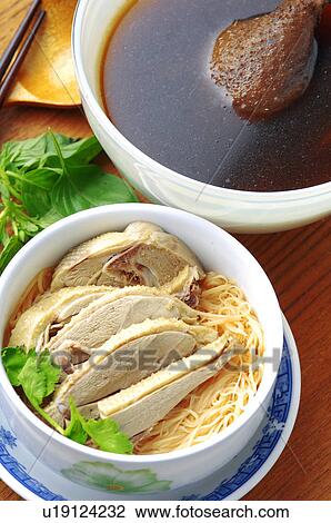 High angle view of sliced duck served on noodles View Large Photo Image Stock Image - High angle view of sliced duck served on noodles. Fotosearch