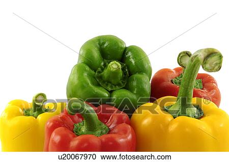 Stock Image - Close-up of bell peppers. Fotosearch