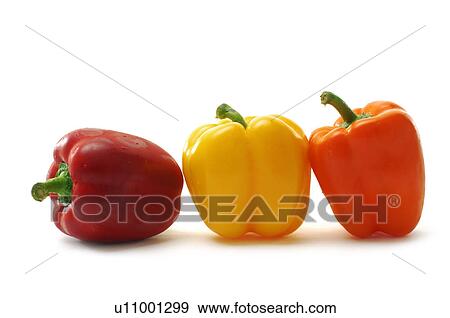 Stock Photo - Close-up of bell peppers. Fotosearch