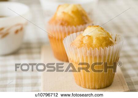 Stock Image - Plain muffin. Fotosearch