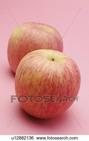 Stock Photograph - Two Apples,. Fotosearch
