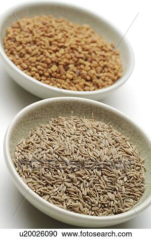 Stock Image - Cumin, Fenugreek Seed,. Fotosearch