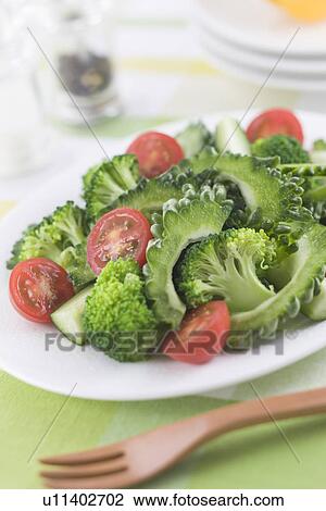 Bitter Gourd Salad View Large Photo Image Stock Image - Bitter Gourd Salad. Fotosearch
