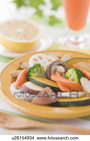 Boiled Vegetable Hot Salad View Large Photo Image Picture - Boiled Vegetable Hot Salad. Fotosearch