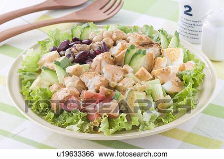 Stock Photograph - Cobb Salad. Fotosearch