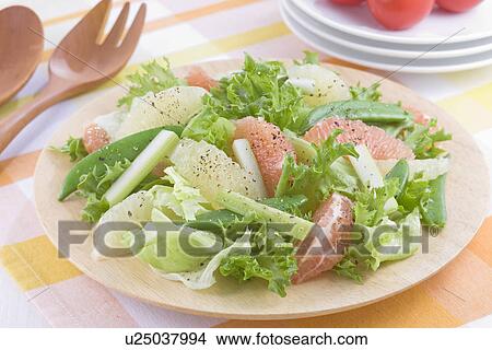 Picture - Grapefruit Salad. Fotosearch