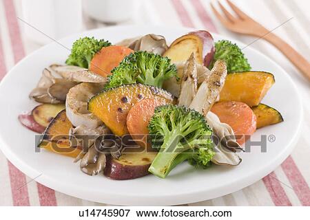 Grilled Salad View Large Photo Image Stock Photo - Grilled Salad. Fotosearch