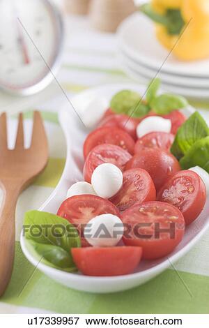 Insalata di Caprese View Large Photo Image Stock Photo - Insalata di Caprese. Fotosearch