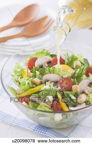 Stock Photo - Mushroom Salad. Fotosearch