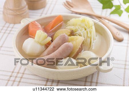 Stock Image - Pot-au-feu. Fotosearch