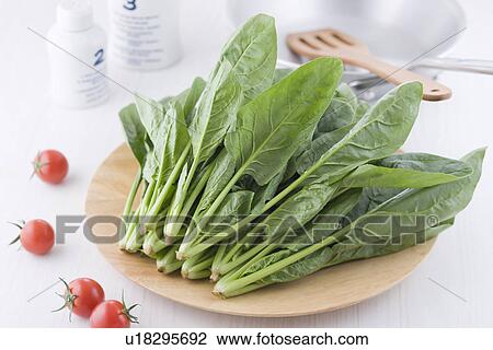 Stock Image - Spinach. Fotosearch