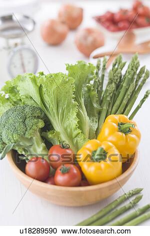 Vegetable in a Bowl View Large Photo Image Stock Image - Vegetable in a Bowl. Fotosearch