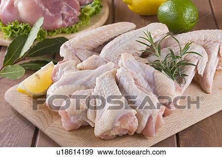 Stock Photo - Chicken Drum and Chicken Wing. Fotosearch