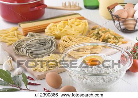 Stock Photograph - Pasta and Grocery. Fotosearch