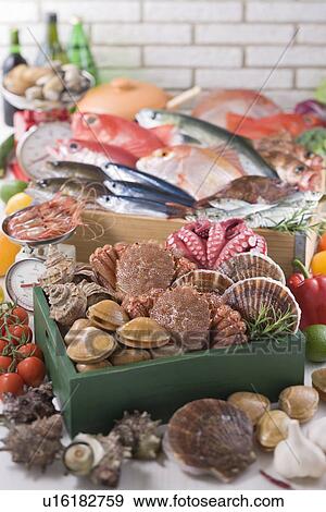 Seafood View Large Photo Image Stock Photo - Seafood. Fotosearch