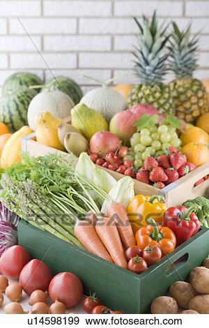 Stock Photo - Vegetable and Fruit. Fotosearch