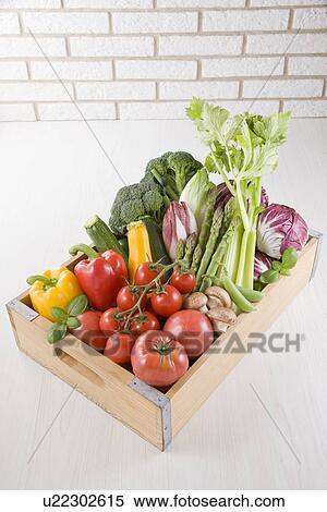Stock Photography - Vegetable in a Box. Fotosearch