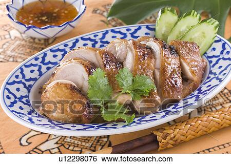 Stock Photograph - Gai Yang Khorat. Fotosearch