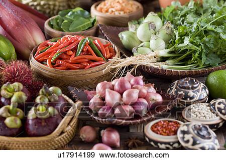 Stock Photo - Ingredient in Asian Cuisine. Fotosearch