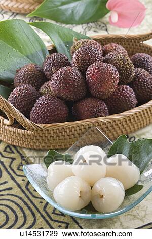 Stock Photo - Lychee. Fotosearch