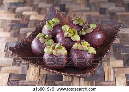 Stock Photo - Mangosteen. Fotosearch