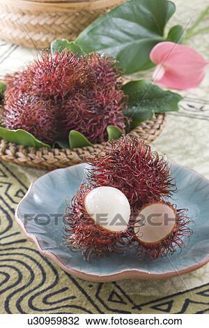 Stock Image - Rambutan. Fotosearch