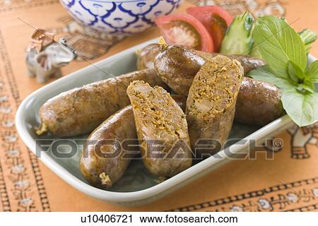 Stock Image - Sai Oua. Fotosearch