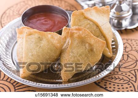 Samosa View Large Photo Image Stock Photo - Samosa. Fotosearch