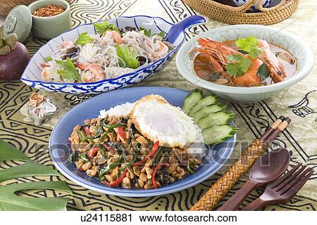 Stock Image - Thai Cuisine. Fotosearch