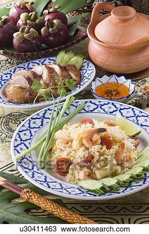 Stock Image - Thai Cuisine. Fotosearch