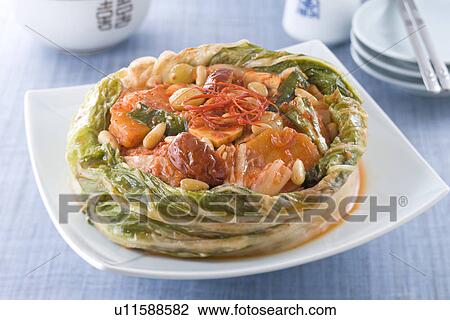 Bossam Kimchi View Large Photo Image Stock Image - Bossam Kimchi. Fotosearch