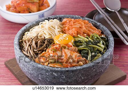 Stock Photo - Dolsot Bibimbap. Fotosearch