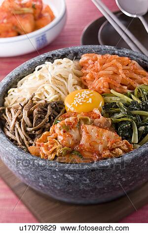Stock Photo - Dolsot Bibimbap. Fotosearch