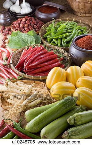 Stock Photography - Ingredient in Korean Cuisine. Fotosearch