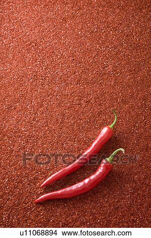 Picture - Red Chili and Cayenne. Fotosearch