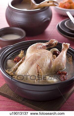 Stock Photo - Samgyetang. Fotosearch