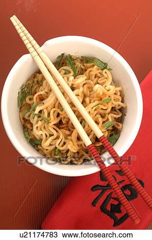 Stock Image - Asian noodles. Fotosearch