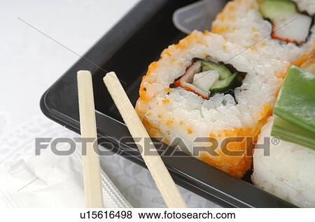 Stock Photo - Bento box, close up. Fotosearch