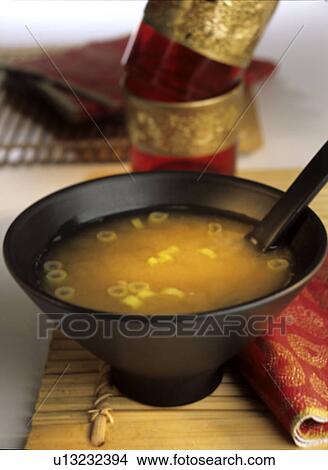 Miso soup View Large Photo Image Picture - Miso soup. Fotosearch