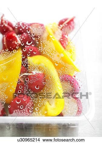 Radish and yellow paprika / lunchbox View Large Photo Image Picture - Radish and yellow paprika / lunchbox. Fotosearch