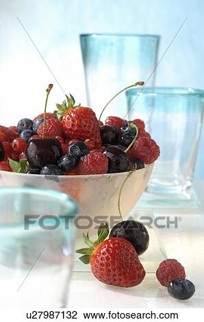 Berries and cherry View Large Photo Image Stock Image - Berries and cherry. Fotosearch