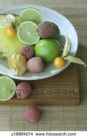 Picture - Fruit plate. Fotosearch