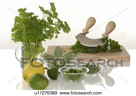 chopper with a curved bladem, herbage, lemons View Large Photo Image Stock Photo - chopper with a curved bladem, herbage, lemons. Fotosearch