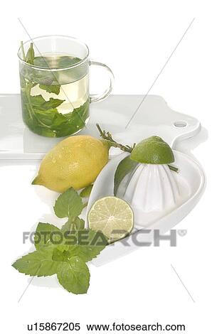peppermint tea and lemons View Large Photo Image Stock Photography - peppermint tea and lemons. Fotosearch
