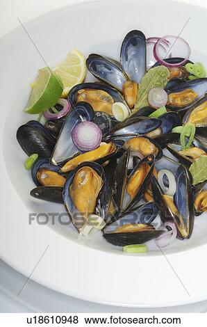 Mussel dish View Large Photo Image Stock Photo - Mussel dish. Fotosearch
