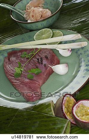 Raw tuna View Large Photo Image Stock Image - Raw tuna. Fotosearch