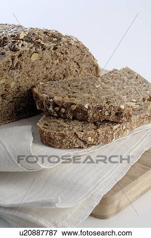 Organic bread View Large Photo Image Stock Photo - Organic bread. Fotosearch