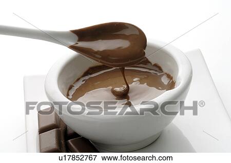 Stock Photo - Chocolate beauty mask. Fotosearch